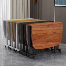 Folding table rectangular dining table household simple multi-person dining table outdoor portable stall table folding table and chair combination