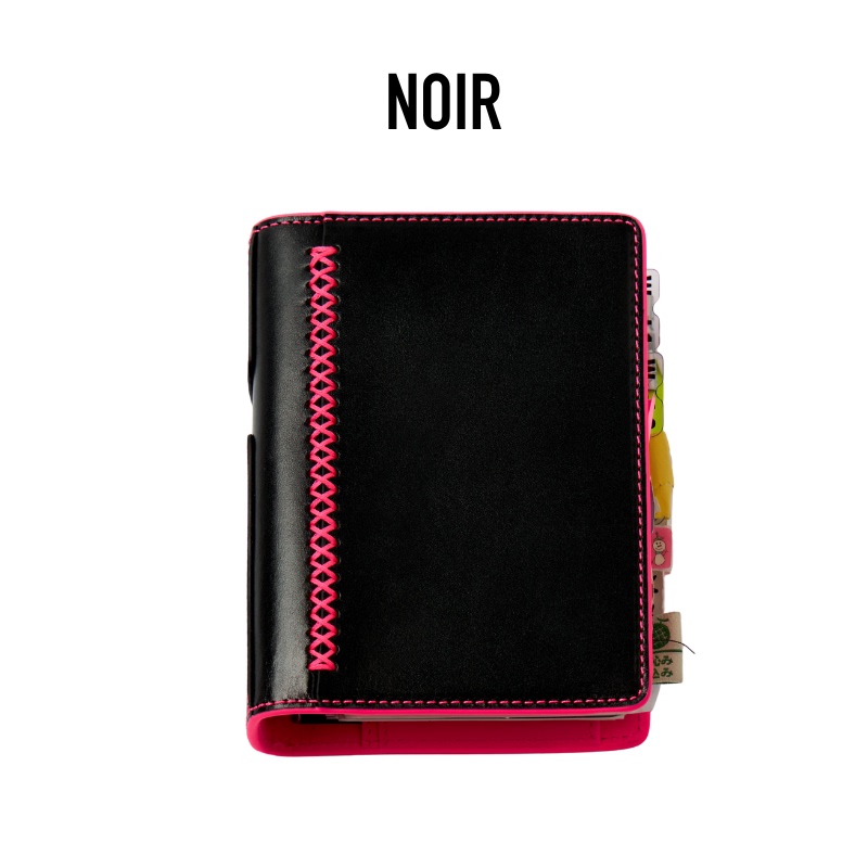 [July 24] Noir Full Series M5A7 Dark Brown Black Genuine Leather Vegetable-Tanned Cream Journal