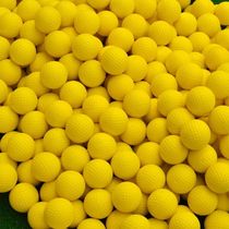Yellow Foam Practice Golf Balls ) Sponge Golf Ball ) Elastic