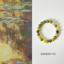 Mountain and New Chinese Style Bracelet Natural Garnet Bracelet Womens Tsavorite Bracelet Chinese Style Retro Crystal Jewelry