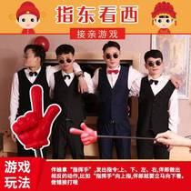 Foam hand finger reading stick teacher pointer index finger teaching stick baton team building activities pointing direction game