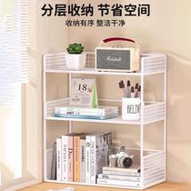 Desk storage rack student desktop bookshelf office file organizer home multi-functional floor shelf
