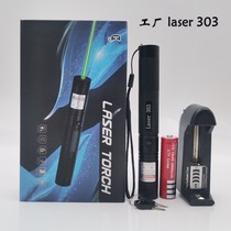 303 laser light green laser flashlight starry sky laser pointer sales sand table coach instruction projection pen
