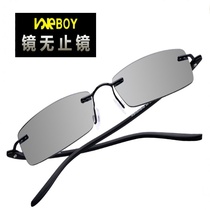 Mirror light anti-driving vision light near ink two mirrors partial vision far vision open sun driving mirror special for new car night use day and night