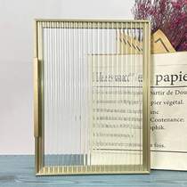 Door wine cabinet custom-made custom tempered glass glass door frame dining aluminum cabinet door light luxury narrow wardrobe minimalist bookcase edge