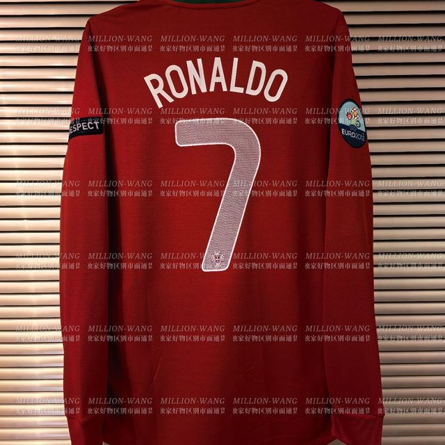 Portugal Portugal 2012 home and away long short-sleeved jerseys UEFA Nations League Cristiano Ronaldo team purchase DIY