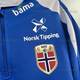 2024 Norway national team training uniform long-sleeved half-pull thumb buckle team football uniform pre-match training equipment for men