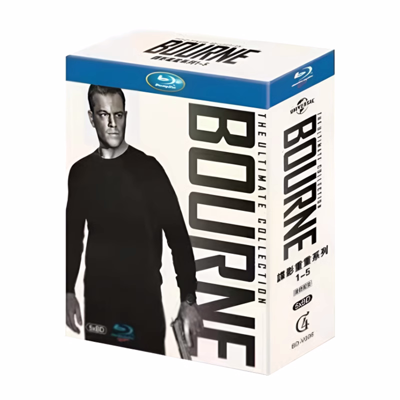 Blu-Ray Ultra Hd Movies: the Bourne Identity 1-5 Bd Discs 5-Disc Collector's Edition Box Set