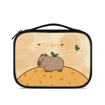 YI-X Capybara Style Portable Tablet Bag Storage Bag Can Hold Keyboard Anti-fall Suitable For Apple iPad 4 5 6 Liner Bag Huawei Pad 11 Xiaoxin Protective Case Xiaomi Pro 12