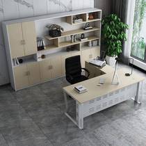 Dajiang Chuancheng Managers Desk Modern Simple Supervisor Desk Boss Desk Executive Desk Presidents Desk with Side Cabinet 1 8 Meters Available