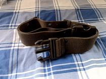 Second-hand belt outer belt woven belt widened waist double ring buckle outdoor mountaineering strapping