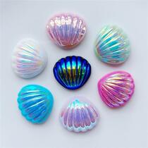 10 20Pcs Resin Cute Mixed Colored Shell Flatback Cabochon Sc