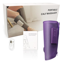 Leg massager rechargeable air pressure air wave air bag heating compress vibration smart leg massager single leg model