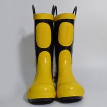 Suitable for 02 fire-fighting boots rubber boots fire-fighting protective boots emergency rescue boots with steel plates special combat boots for fire protection