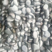 Large pebbles washed by water river bank landscape stone garden landscaping park scenic area water feature fish pond water system
