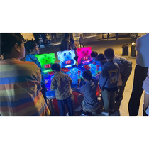 New Cannon Crocodile Paradise Temple Fair Night Market Square Street Stalls Children’s Business Pinball Game Machine