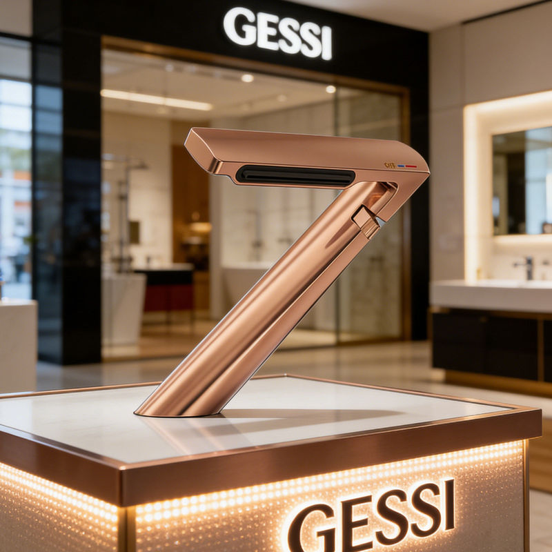 Italian Jiesi Minimalist All-Copper Hot and Cold Water Faucet Artistic Creative Basin Bathroom Sink Waterfall Faucet Italian Jiesi Minimalist All-Copper Hot and Cold Water Faucet Artistic Creative Basin Bathroom Sink Waterfall Faucet