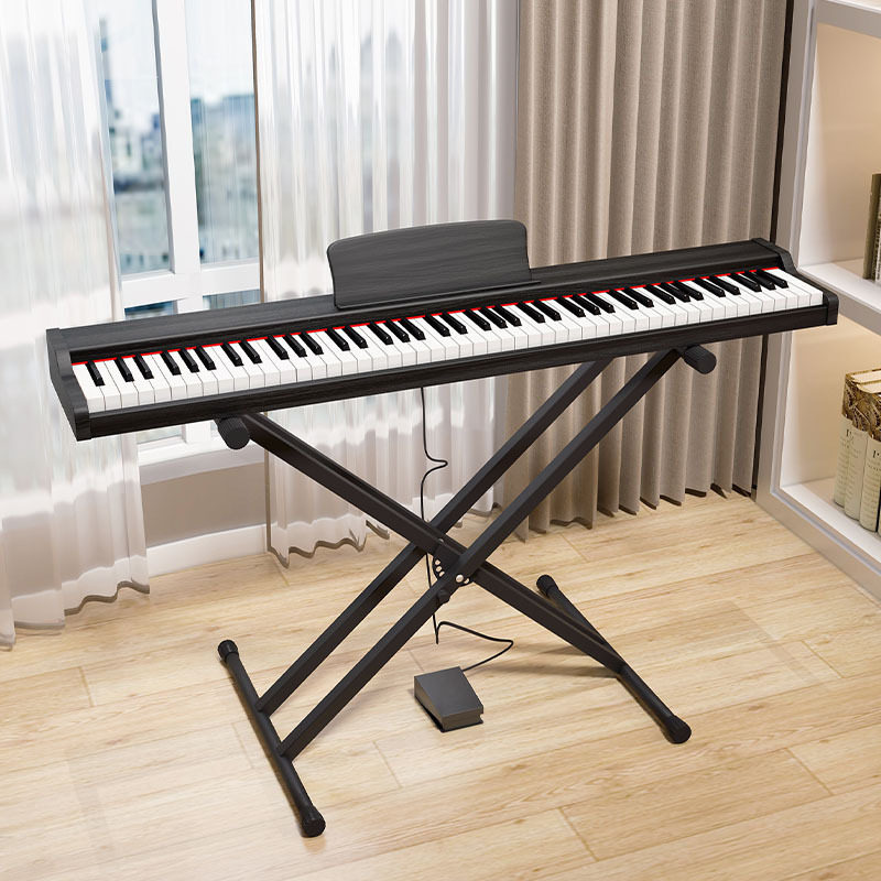 Наслаждайтесь прослушиванием электронного пианино с 88 клавишами electronic piano для взрослых на домашнем экзамене для взрослых smart digital beginner children's qin Изображение 1