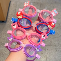 Kuromi childrens swimming goggles boys and girls cartoon diving goggles cute baby waterproof anti-fog high-definition swimming goggles