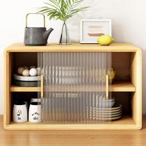 Dust-proof desktop storage countertop tea cup holder mug tea bowl tea set storage small tea cabinet dining table storage rack