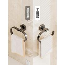 No punching bathroom towel ring towel rack bathroom toilet toilet round ring hanging rack hand towel north