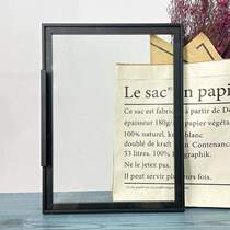 Cabinet door door side wardrobe customized bookcase aluminum glass door wine cabinet customized minimalist tempered glass light luxury narrow frame meal