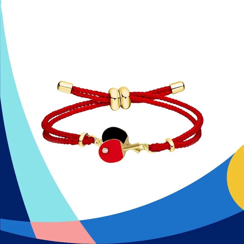 Shatao Combination Wang Chuqin Sun Yingsha Table Tennis Asian Cup Bracelet Support Merchandise Fashionable Versatile Commemorative Gift