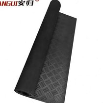 Angui insulating rubber pad 5mm10KV1m*10m black five-bar non-slip insulating rubber pad power plant distribution