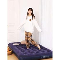 #AIR BED Double-layer thickened air mattress single air mattress bed outdoor folding air mattress home double lazy person