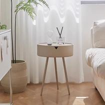 Household bedside table simple modern bedroom bedside mobile table storage rack sofa mini side table cabinet