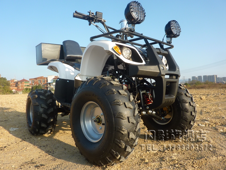 Flash bóng 125cc khác biệt trục ổ đĩa 8 inch lốp chân không bò nhỏ ATV bốn bánh off-road xe máy