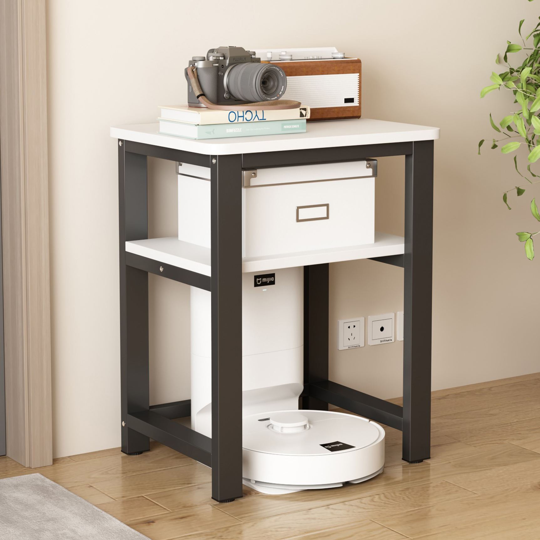 オフィス用コンピューターデスク、小さな正方形のテーブル、ベッドサイド収納ラック、水槽用耐荷重ラック、ホームデスク、ワークベンチ、正方形の小さなテーブル