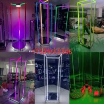Bar light-up jumping stage point jumping platform door frame point stage LED point dance stick three-dimensional stainless steel frame stage