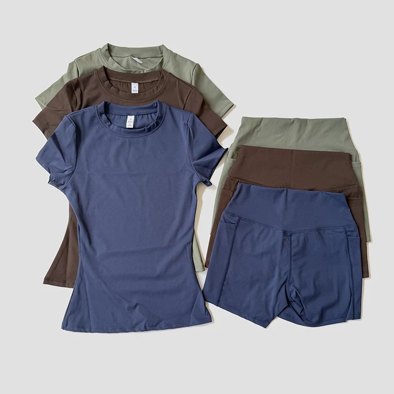 WAREBALL Women Yoga Set Gym Sportswear Sport Top Hight