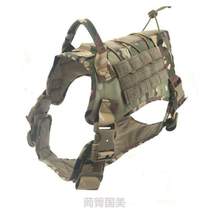 Vest 1000D Chest Vest Large Dog Hair Large Dog Dog Vest Tactical German Shepherd Gold Clothes Suspender