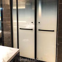 Tempered shower room wired glass screen glass office *customized according to sample gradient hotel laminated partition support