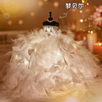 Niche high-end wedding dress model Chinese Valentines Day gift 520 gift birthday gift for girlfriend and best friend
