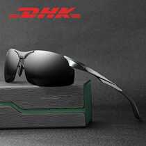 Polarized Mens Fashion Aluminum Magnesium Trendy Sunglasses 8003 Outdoor Sports Cycling Driving Sunglasses Factory Direct Sales