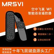 Hot selling W1 flying squirrel infrared learning double-sided wireless somatosensory flying squirrel mini keyboard mouse remote control