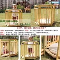 Infant baby school stand bar childrens dining chair stand bucket stand chair school stand car baby guardrail fence solid wood walker