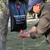 Moufu CNMF outdoor portable solar hot water bag shower bag 20L outdoor water storage bag camping bath