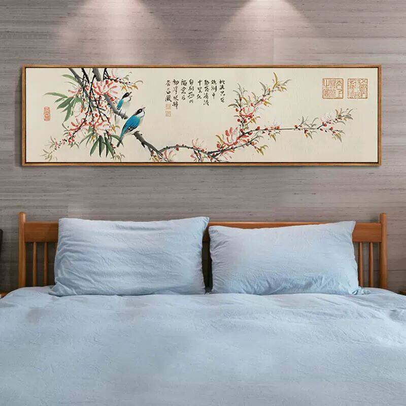 2026新中式风格大热,玉兰图花鸟壁画能否提升客房品味?