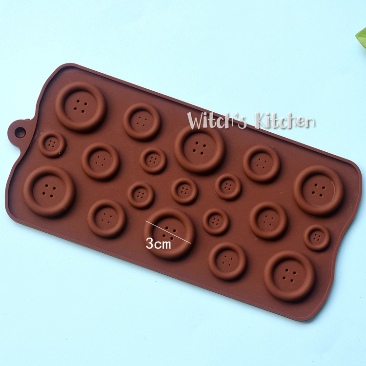 Khuôn đúc nút khuôn silicone khuôn sô cô la thủ công khuôn khô Pace fondant khuôn DIY băng lưới khuôn khuôn silicon