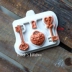 Fondant Silicone Khuôn Fine Rococo Vintage Classic Bộ sưu tập chìa khóa cổ điển - Tự làm khuôn nướng khuôn làm kẹo dẻo Tự làm khuôn nướng
