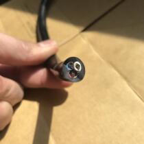 Wire and cable 4 square meters 3-core soft sheathed wire RVV3X4 tinned copper power cord pure copper sheathed wire waterproof and tensile resistant