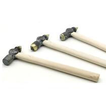 Stone repair hammer processing double-head single-point round head flat hammer handmade alloy hammer small hand hammer litchi surface chiseling