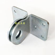 Thickened galvanized iron lock welded iron door wooden door door right angle buckle door nose household door accessories handle