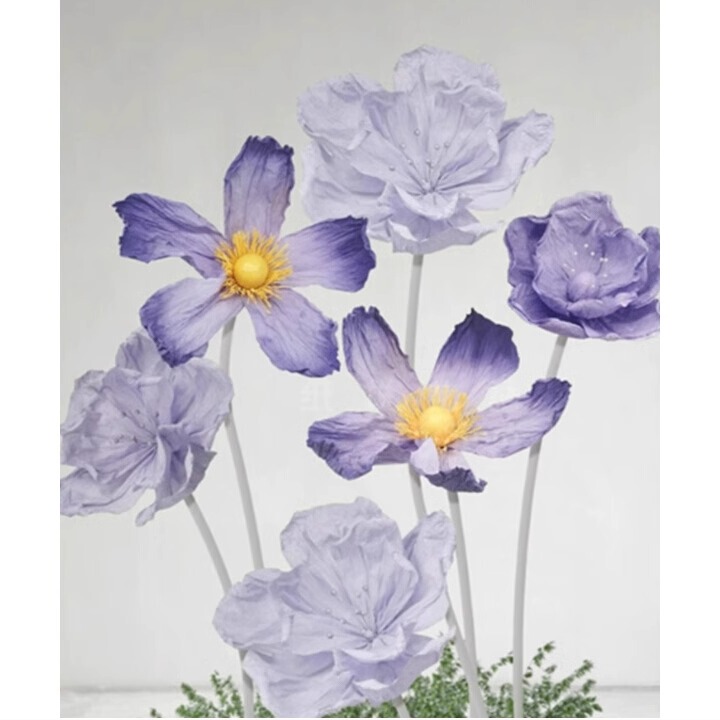 Giant Paper Art Flowers, Three-Dimensional Handmade Window Display Decorations, Wedding and Festival Arrangements, Large-Scale Realistic Photo Props
