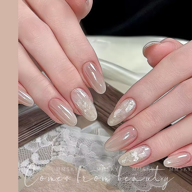 Acetate Shell White Moonlight Gradient Cat Eye Haili Handmade Wearable Nails 2026 New Nail Art Finished Nail Patches Acetate Shell White Moonlight Gradient Cat Eye Haili Handmade Wearable Nails 2026 New Nail Art Finished Nail Patches