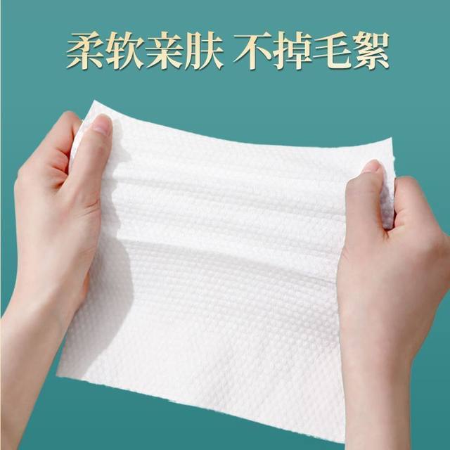 Hanging Ultra-Thick Towel Disposable Cotton Soft Towel Beauty Salon Absorbent and Lint-Free Large Bag for Dry and Wet Use
